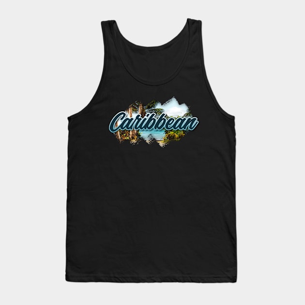 Caribbean honeymoon trip. Perfect present for mom mother dad father friend him or her Tank Top by SerenityByAlex